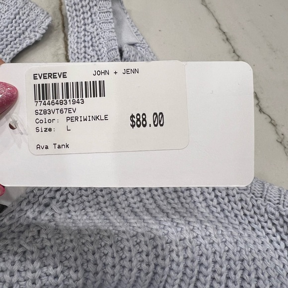 John & Jenn Ava Light blue sweater tank. Size L. NWT. - Picture 5 of 7